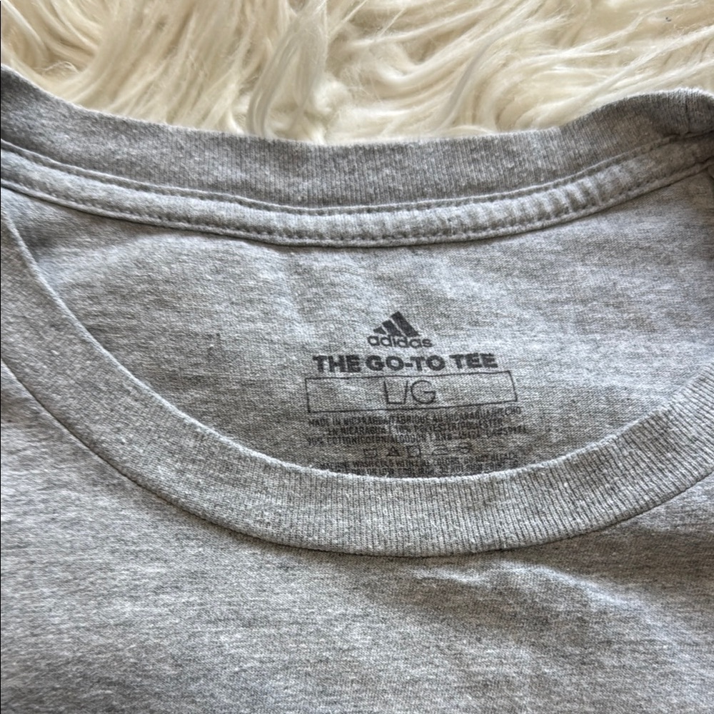Adidas Gray Short Sleeve Tee - Picture 3 of 3
